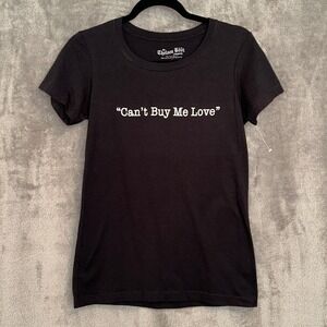 Chelsea Boot Co Beatles Cant Buy Me Love Tee Womens S Black Lennon McCartney